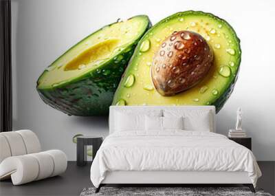 Avocado close-up Wall mural