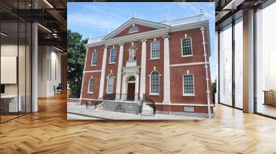 library hall - historical building near independence hall in old city philadelphia, pennsylvania, us Wall mural