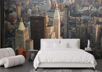 midtown manhattan skyline, new york life insurance, nyc, usa Wall mural