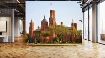 Smithsonian Castle in Washington, District of Columbia Wall mural