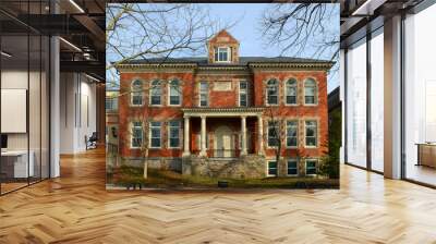 Townsend Industrial School is a historic school built in 1894 in downtown Newport, Rhode Island, USA. Now this location is Frank E. Thompson Middle School and Rogers High School. Wall mural