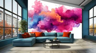 watercolor color full background. Wall mural