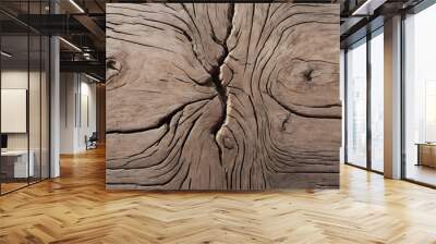 Old wood texture with natural pattern for background and design art work. Wall mural