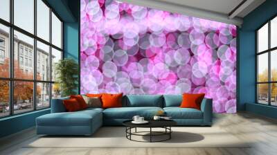 Abstract bokeh color Lights background, Merry Christmas and happy New Year background Wall mural