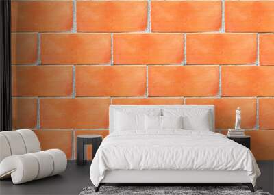 red brick wall background Wall mural