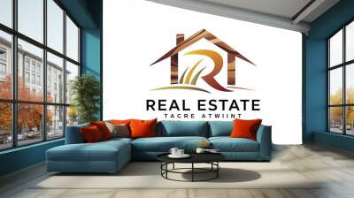 house logo design Wall mural