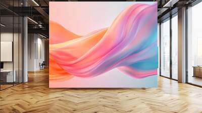 abstract wave background Wall mural