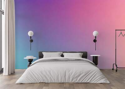 Glittering gradient background with hologram effect and magic lights. Holographic abstract fantasy backdrop, watercolor background. Wall mural