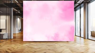 Pink watercolor abstract background. Watercolor pink background. Abstract pink texture. Oil painting background. Wall mural