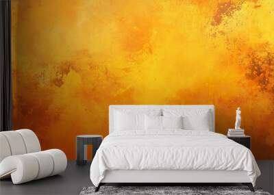 Abstract Yellow Watercolor Texture Background Wall mural