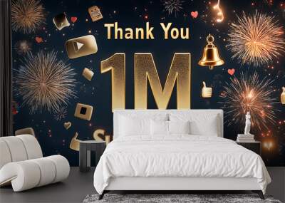 1 million ,1million celebration, celebration ,1M,subscribers,followers,1M