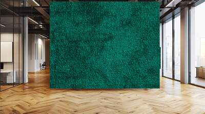 green carpet background, furry texture Wall mural