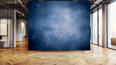 photo background for portrait, blue color paint texture
 Wall mural