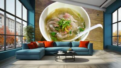 vietnamese pho bowl Wall mural