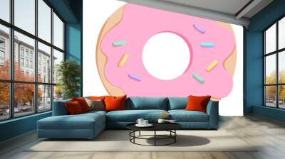 Strawberry Donut 2 Wall mural