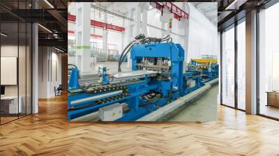 machine for the manufacture of metalic parts for  refrigerator Wall mural