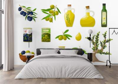 olives and products Wall mural