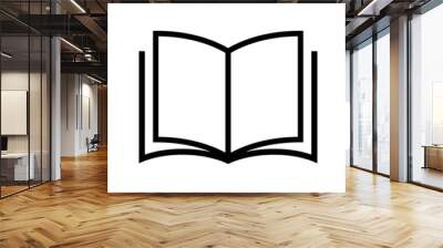 Book icon set. Simple book symbol. Vector Wall mural