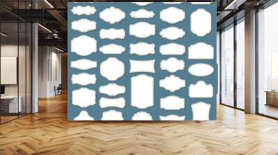 Vintage frames collection. Vector Wall mural