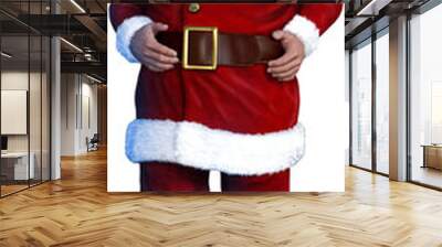 Standing Santa Claus 3D illustration	 Wall mural