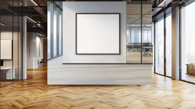 Blank Wall Mockup. Wall mural