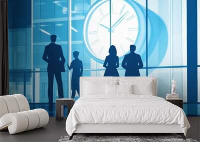 Business Time. Wall mural