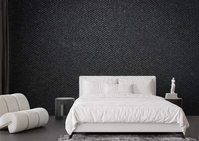 black fabric texture Wall mural