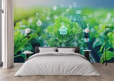 One hundred years later, the future of science and technology agriculture. Wall mural