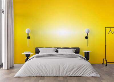 abstract background, elegant plain yellow gradient background Wall mural