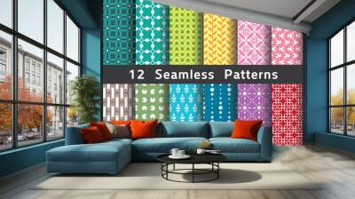 seamless pattern collection Wall mural