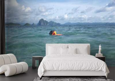 Beautiful moments in El Nido, Palawan, Philippines Wall mural