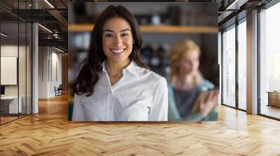 portrait of beautiful businesswoman Wall mural