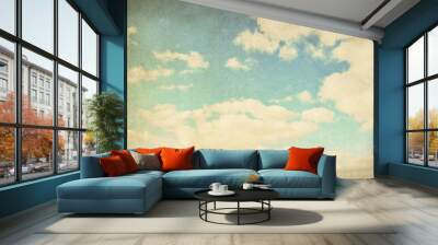 vintage cloudy background Wall mural