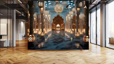 Grand Mosque in . Wall mural