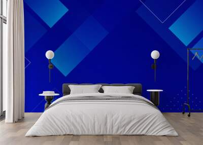 Blue abstract background. Eps10 vector Wall mural