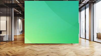 Green and blue abstract geometric background. Vector illustration Wall mural