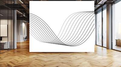 abstract background with business lines	 Wall mural