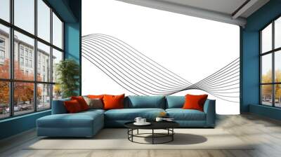 abstract background with business lines	 Wall mural