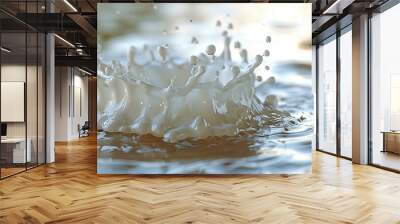 Milk Splash Macro Photography Wall mural