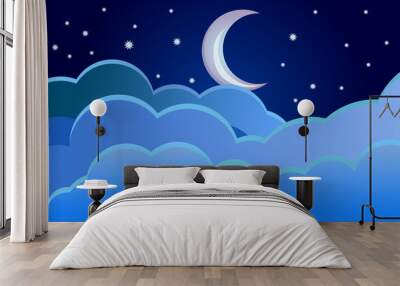 Half Moon vector image Wall mural