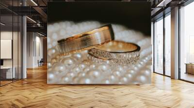 diamond engagement ring Wall mural