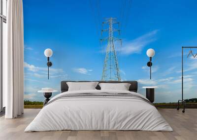 Electricity pylon Wall mural