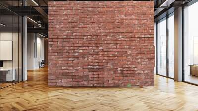 Old vintage Brick wall texture with natural pattern Wall mural