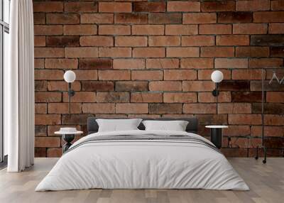 old vintage brick wall Wall mural