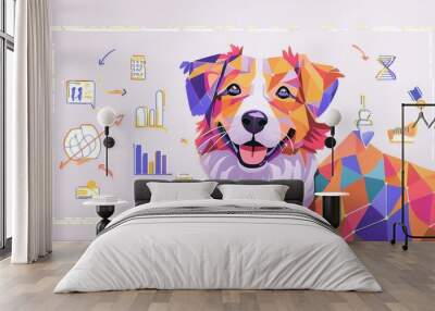 Dog Identity and Dog Concepts Wall mural