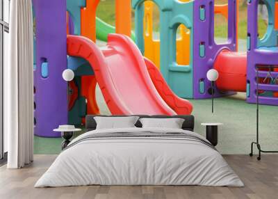 Colorful playground for kids Wall mural