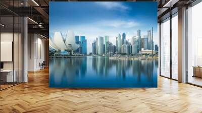 Singapore skyline Wall mural