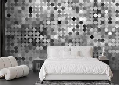 black and white pattern Wall mural