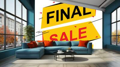 Sale banner. Vector illustration modern template design for web Wall mural