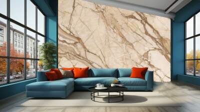 beige marble stone texture background Wall mural